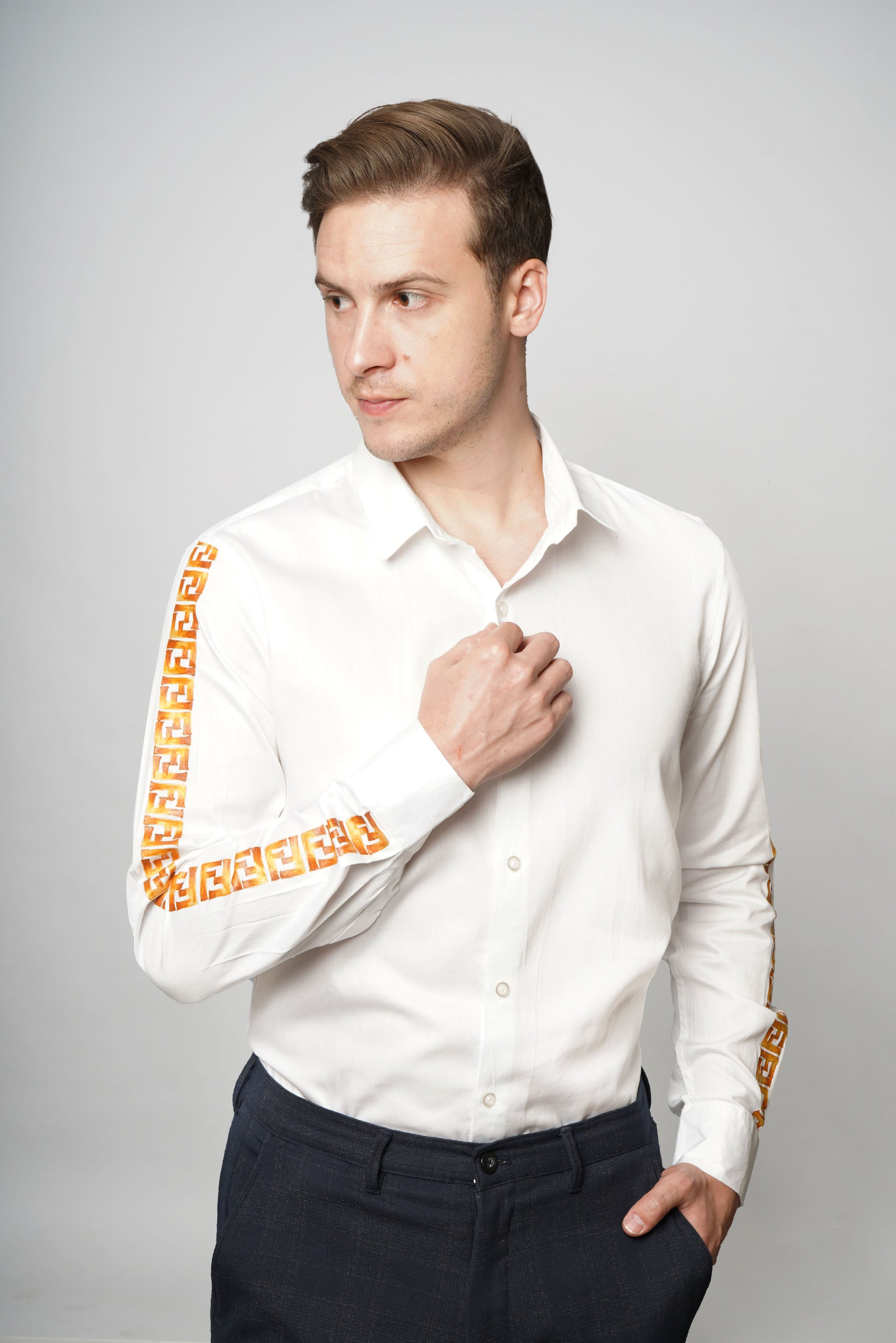 Meander Handpainted Shirt