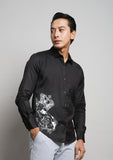 Apex Black Handpainted Shirt