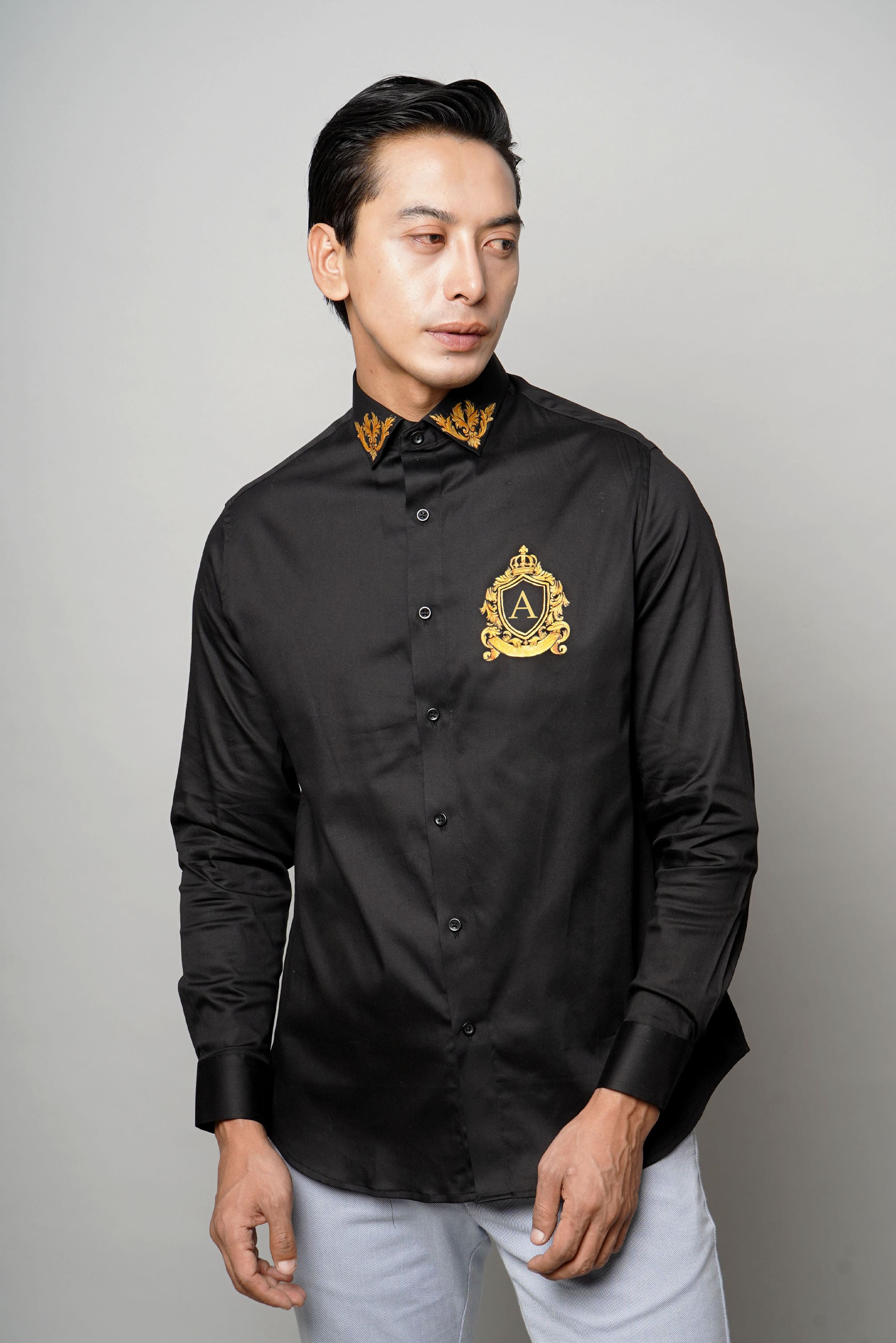 Cambridge White Handpainted Shirt