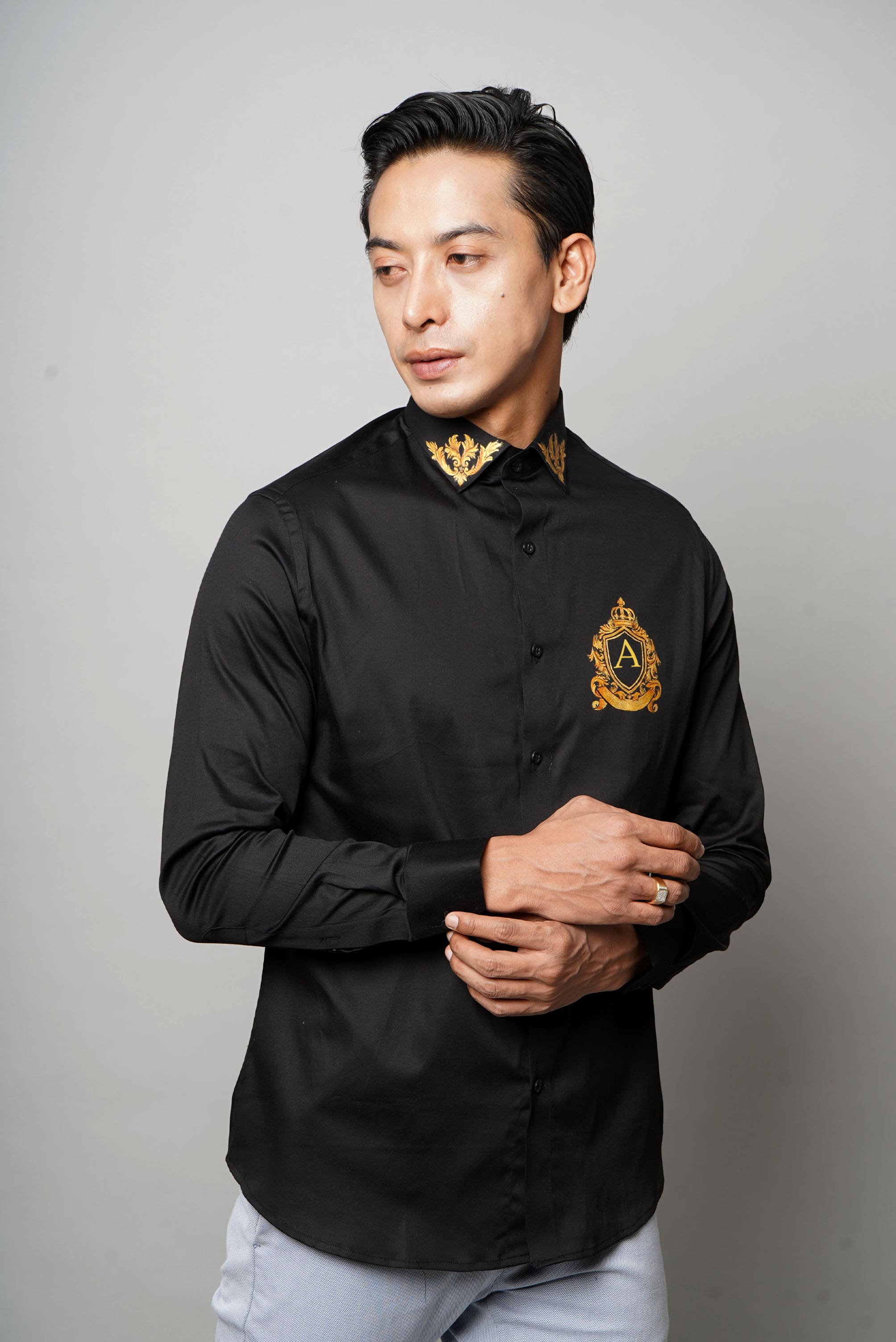 Cambridge White Handpainted Shirt