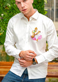 Saraswati Maa Handpainted Shirt
