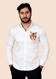 Rustic Tiger Handpainted Shirt