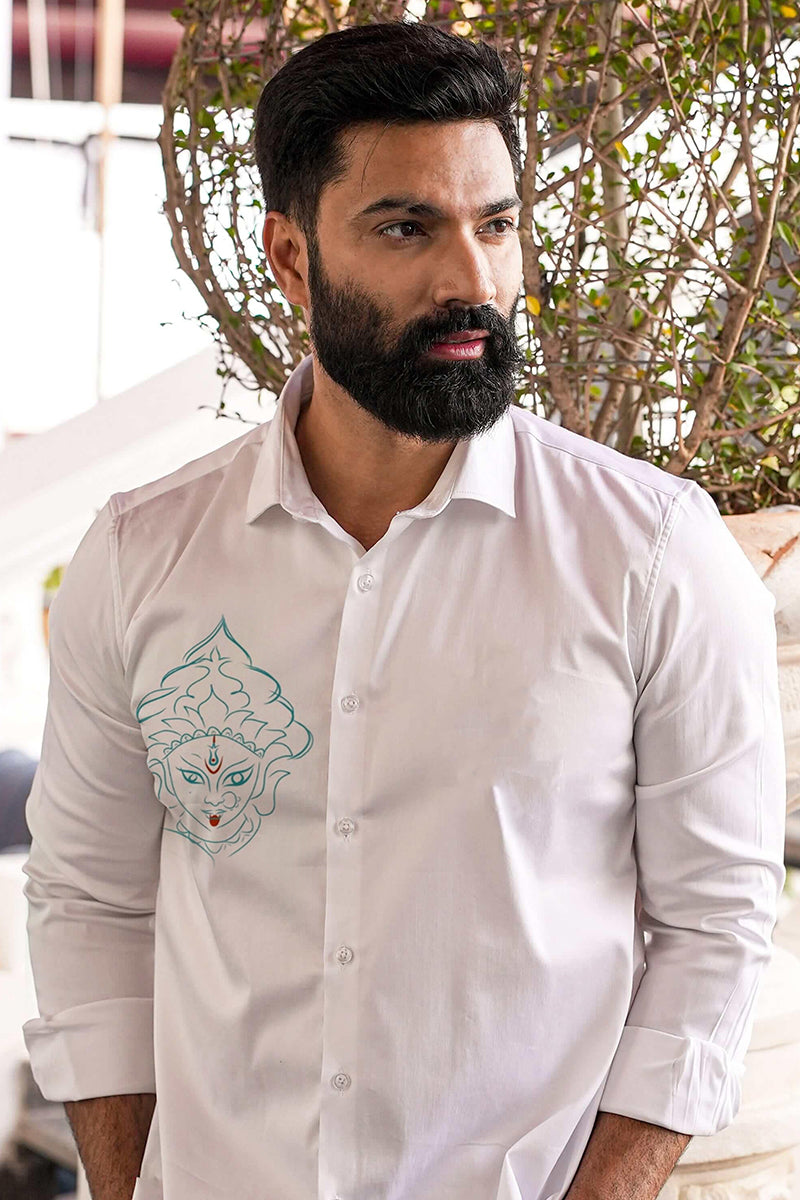 Mahakali Handpainted Shirt