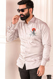 Dharma Raj Grey Handpainted Shirt