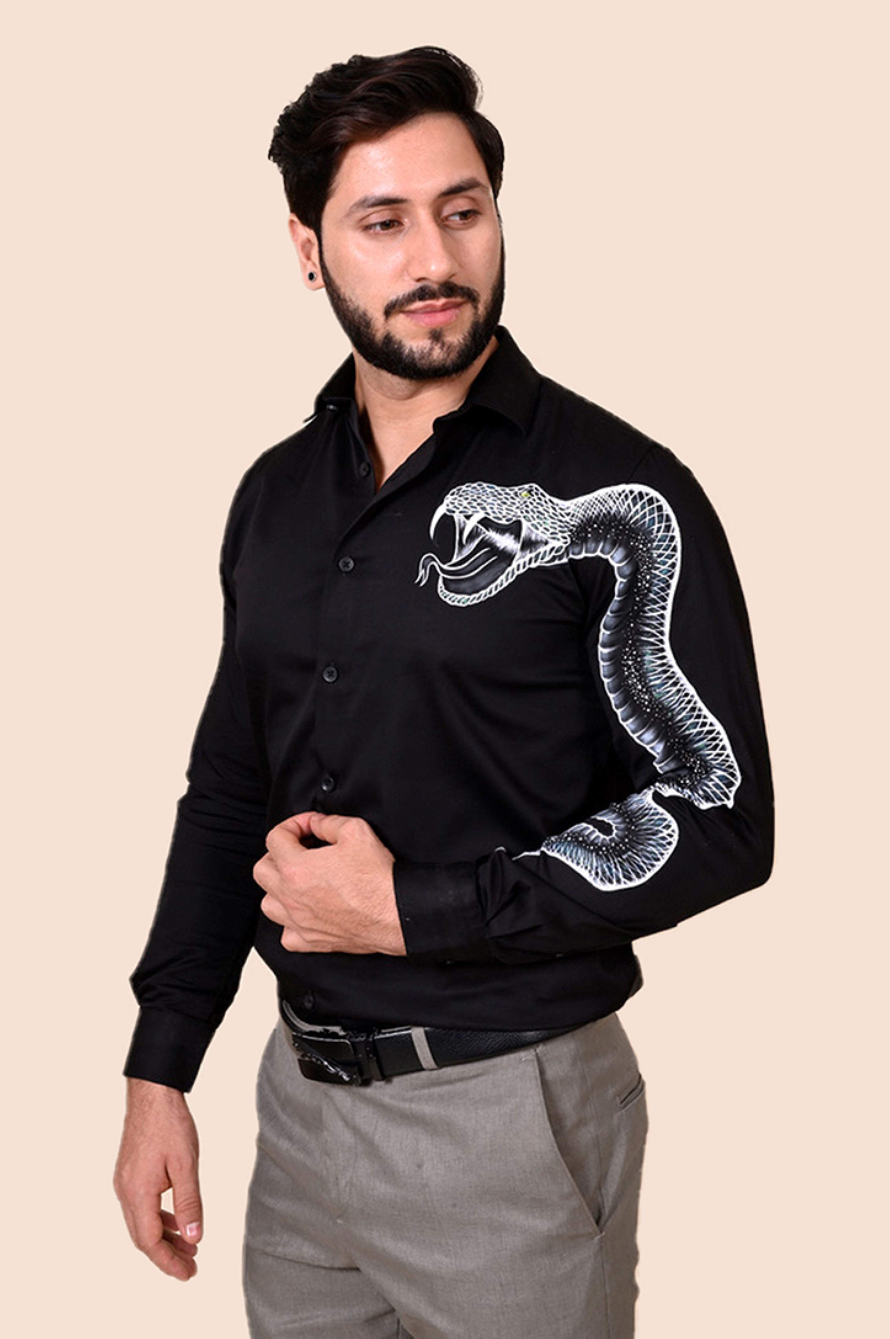 Serpent Handpainted Shirt