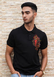 Jai Ganesha Handpainted Polo T-Shirt