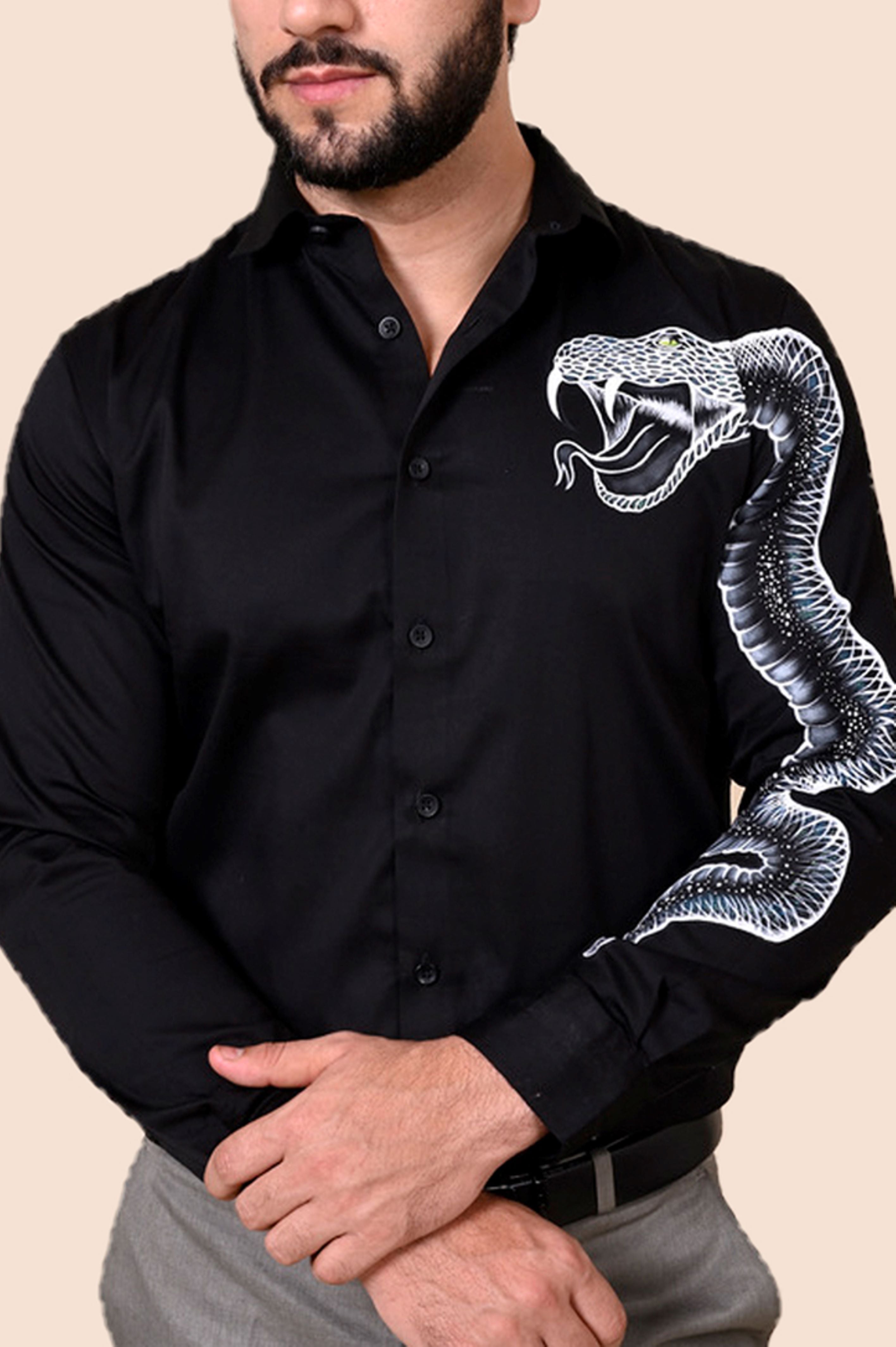 Serpent Handpainted Shirt