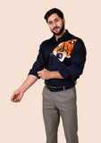 Roaring Tiger Handpainted Shirt