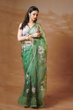 The Humming Bird Handpainted Saree