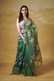 The Humming Bird Handpainted Saree