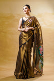 Radha Krishna Handpainted Saree