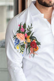 Rosette Handpainted Shirt