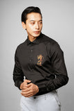 Calligraphy Black Handpainted Shirt