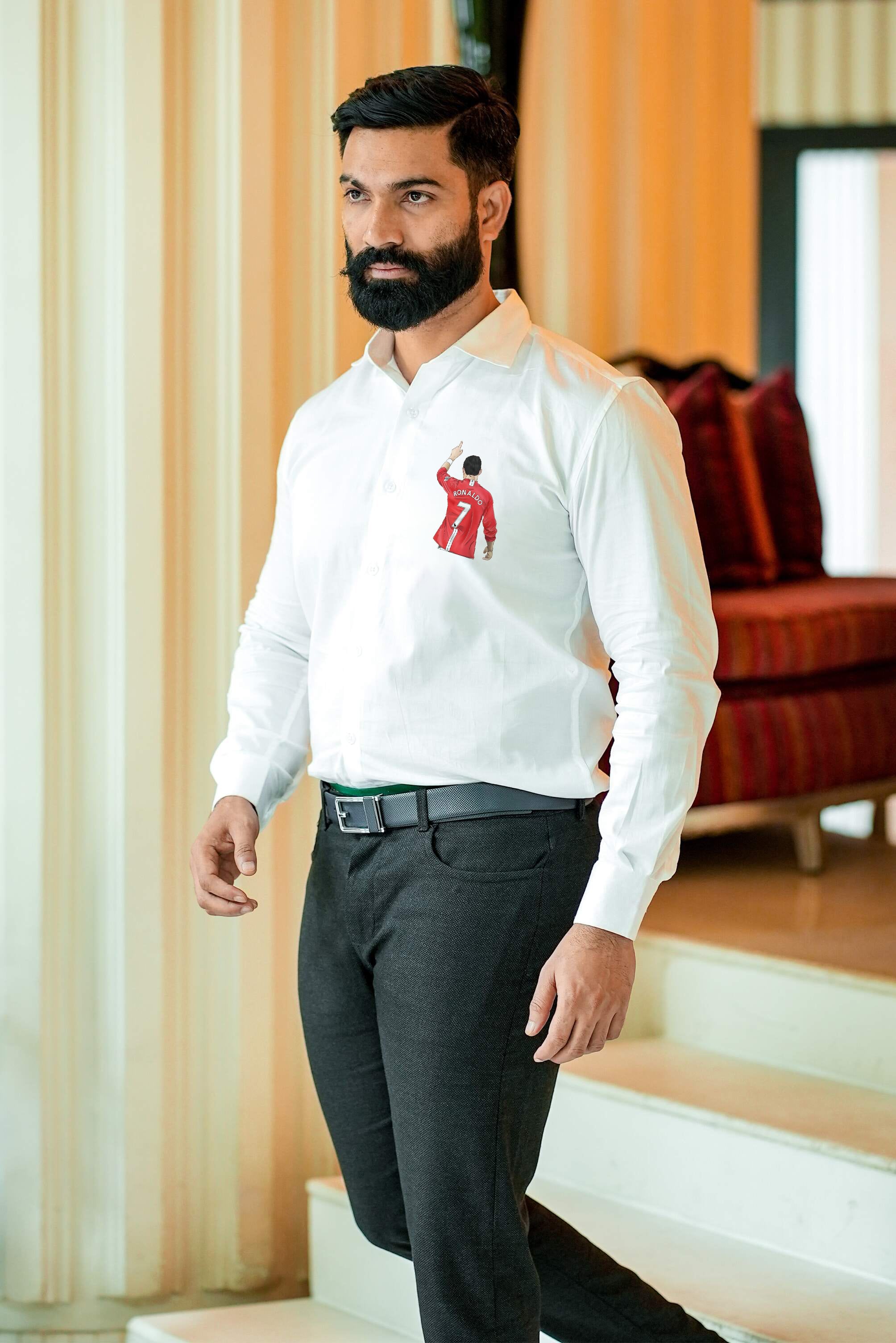 Cristiano Ronaldo Handpainted Shirt – Avalipt