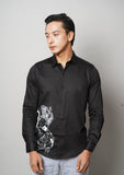 Apex Black Handpainted Shirt