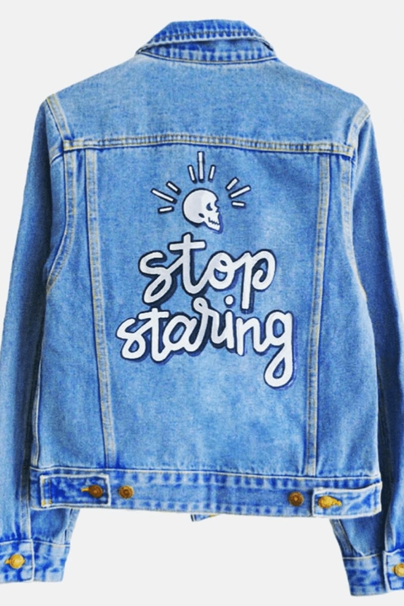 Stop staring denim jackets